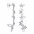 Ezüst 925-ös fülbevaló