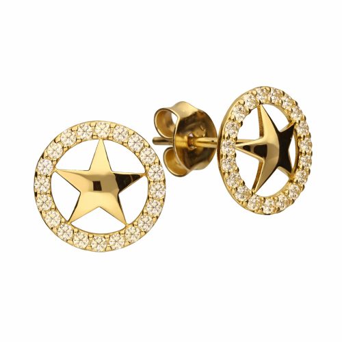 14 karátos 585-ös arany fülbevaló